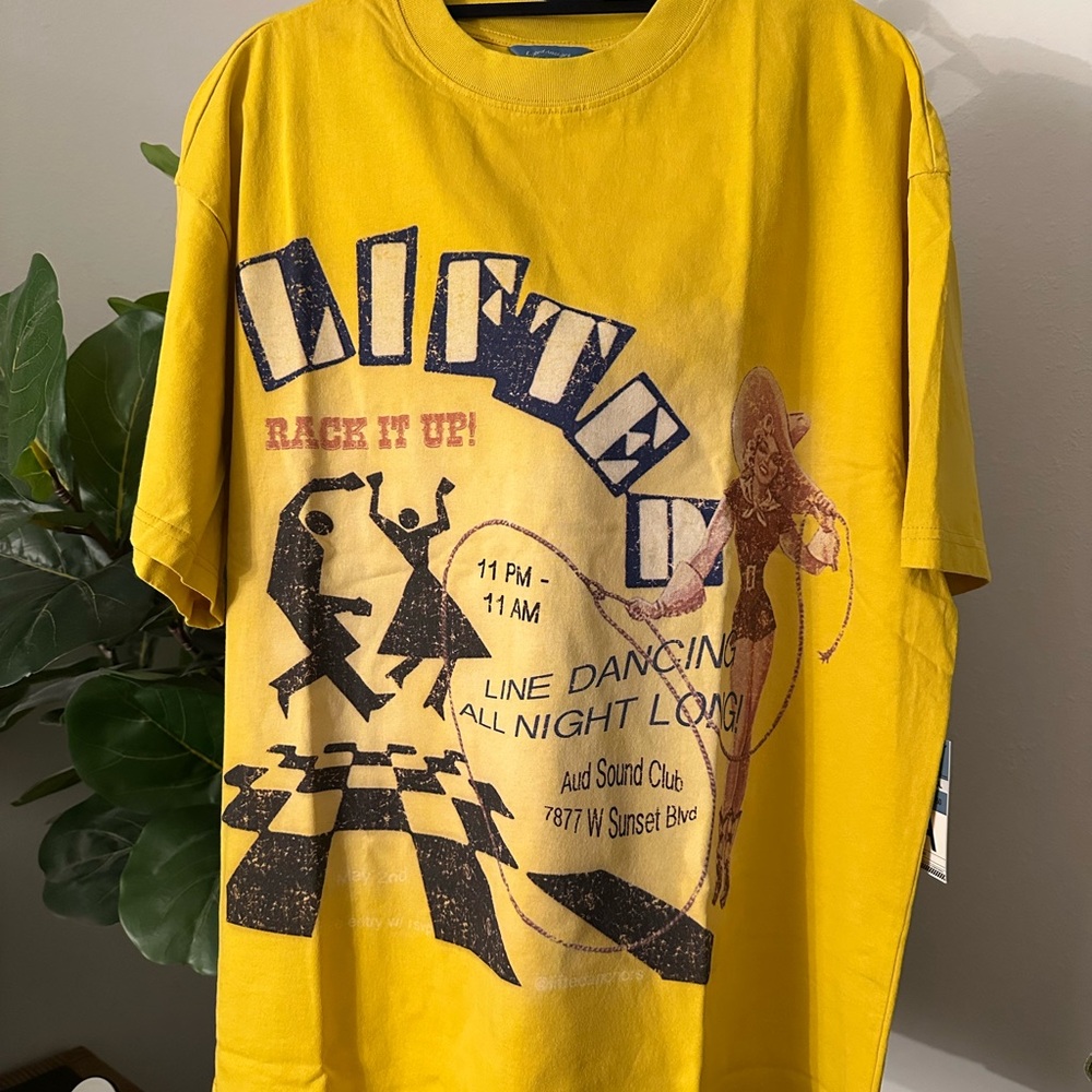 Lifted Yellow Graphic Tee - Short Sleeve